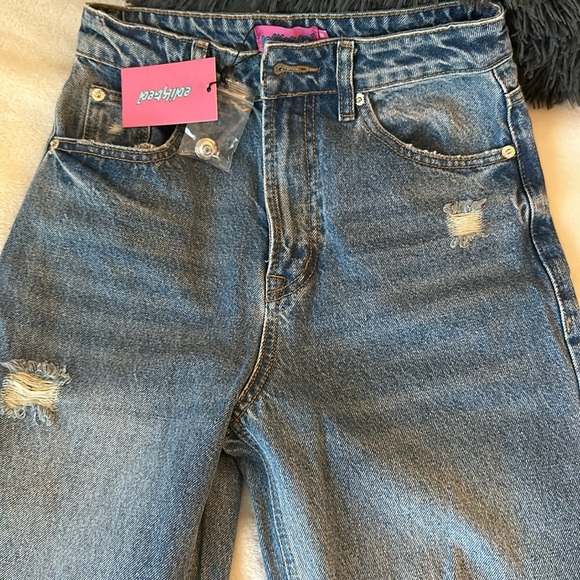 Edikted Straight Leg Jeans - Picture 2 of 7